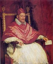 委拉斯開茲的作品《教宗英諾森十世像》