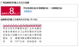 廣州公交高峰快線8路 廣州公交高峰快線8路