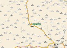 四川省南充市西充縣晉城鎮地理位置