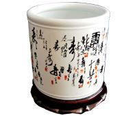 百壽圖筆筒 百壽圖筆筒