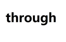 through