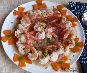 清蒸蒜蓉鳳尾蝦 清蒸蒜蓉鳳尾蝦