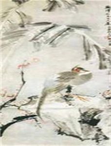 清王禮蕉梅錦雞圖 清王禮蕉梅錦雞圖