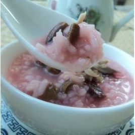 紅菇鴨絲粥 紅菇鴨絲粥