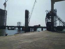 建設中的博賀灣大橋