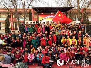 玉皇廟村第二屆“村節”聯歡會現場