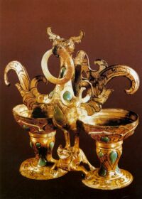 青銅合卺杯 青銅合卺杯