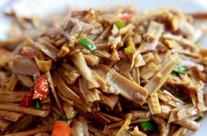 肉絲炒乾筍 肉絲炒乾筍