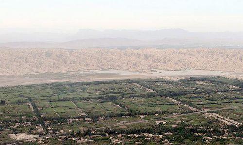 塔里木盆地邊緣的綠州