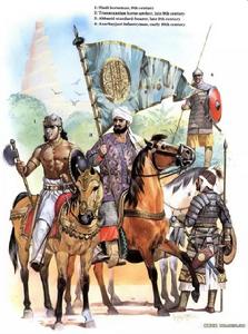 帶有印度風格的穆斯林軍隊