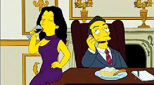 《辛普森家族》惡搞薩科奇夫婦