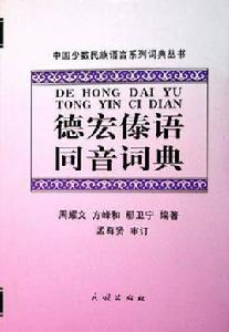 德宏傣語同音詞典 德宏傣語同音詞典