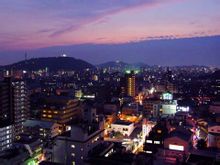 愛媛縣首府一角夜景圖