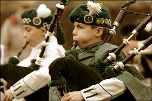 愛爾蘭風笛手演奏