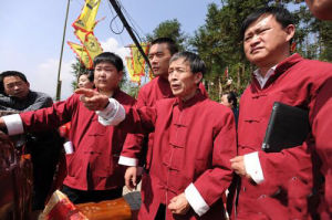 石家年先生與師父廖墨香