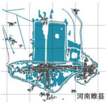 睢縣水域分布圖