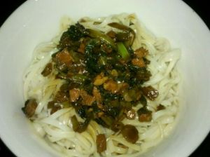 雪菜肉丁面 雪菜肉丁面