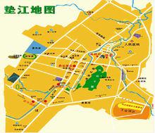 墊江縣地圖
