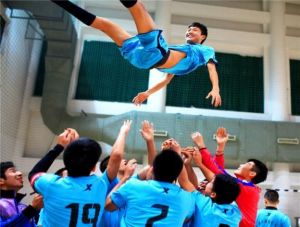 球隊獲勝後的慶祝