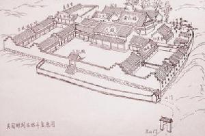 民國時期古林寺復原圖