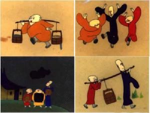 美術片《三個和尚》，