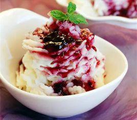 藍莓山藥泥 藍莓山藥泥