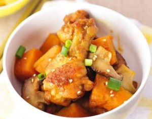 南瓜紅燒雞翅 南瓜紅燒雞翅