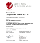 食品安全認證證書