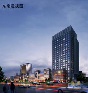 城投百信商務大廈全景效果圖