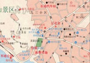 老鐵山交通地圖