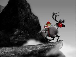 騎鹿跳水 騎鹿跳水