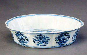 青花雲龍紋洗 青花雲龍紋洗