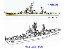 053K型護衛艦線圖