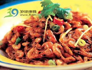 辣炒河蝦