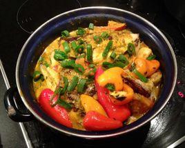 泰式椰汁咖喱三文魚頭