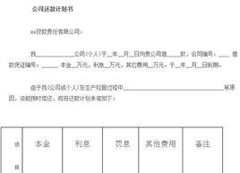 貸款償還計畫書 貸款償還計畫書