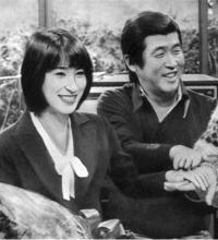 萩本欽一と藤圭子さん-1979