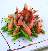銀杏蘆筍北極蝦 銀杏蘆筍北極蝦