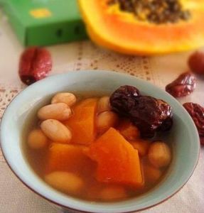 木瓜大棗花生湯 木瓜大棗花生湯