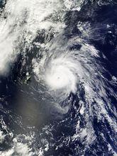 強颱風南川 衛星雲圖