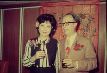 韓菁清與梁實秋共結連理