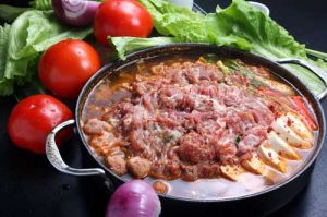 菊花墨魚便當 菊花墨魚便當