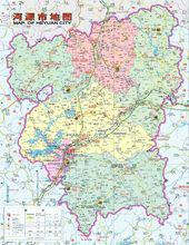 河源行政區劃圖