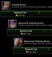 各等級防禦力升級圖示