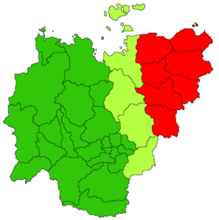 薩哈共和國時區劃分示意圖