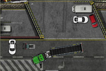 停靠超長大卡車 停靠超長大卡車