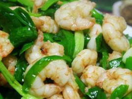 韭菜炒鮮蝦