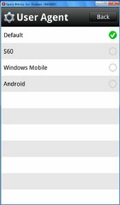 Opera mobile for Windows