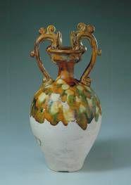 三彩雙龍耳瓶 三彩雙龍耳瓶