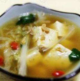 海米白菜豆腐湯 海米白菜豆腐湯